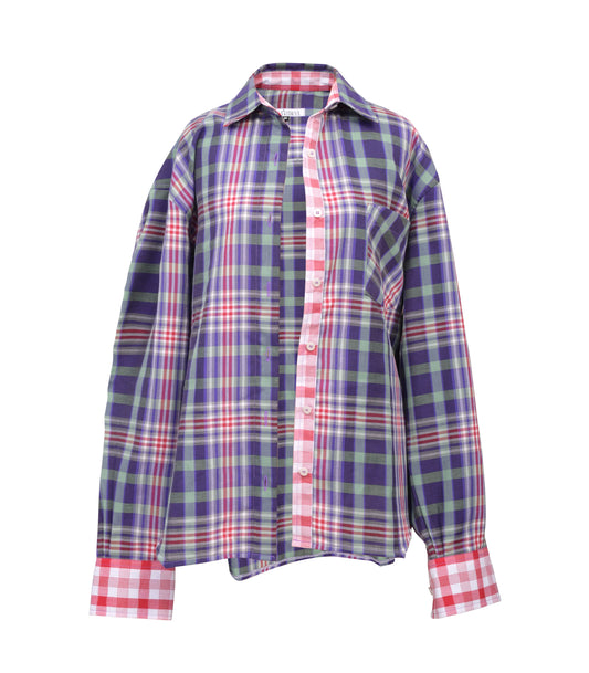 All Purple green /Red Checkered